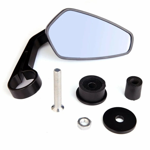 ANTI-GLARE SLIMLINE BAR END MIRRORS WITH ADAPTER