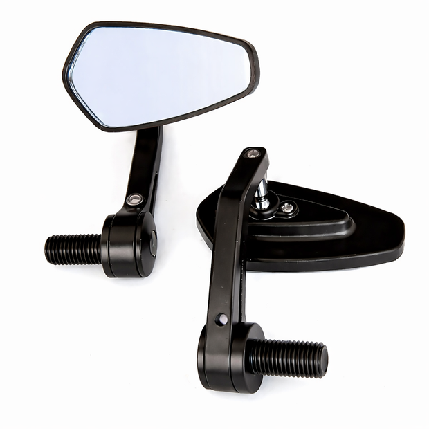 ANTI-GLARE SLIMLINE BAR END MIRRORS WITH MT ADAPTER