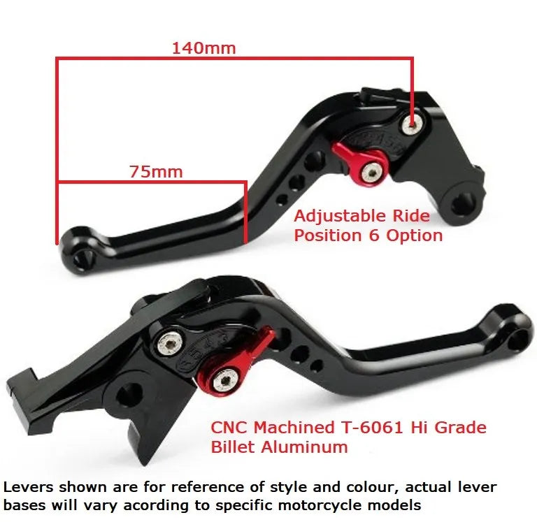 MT-07/MT-09 Short Brake & Clutch Lever Set